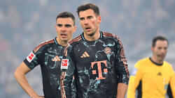 Das Schicksal von Goretzka (vorn) und Palhinha (hinten) hängt beim FC Bayern möglicherweise zusammen