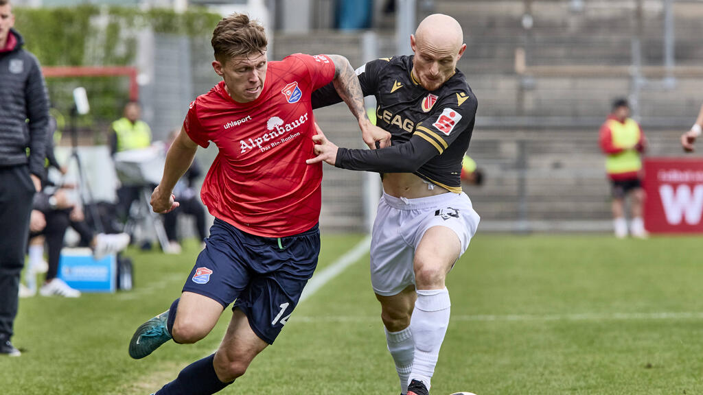 Maximilian Krauß (r.) wechselt wohl zu Hansa Rostock Maximilian Krauß (r.) wechselt wohl zu Hansa Rostock