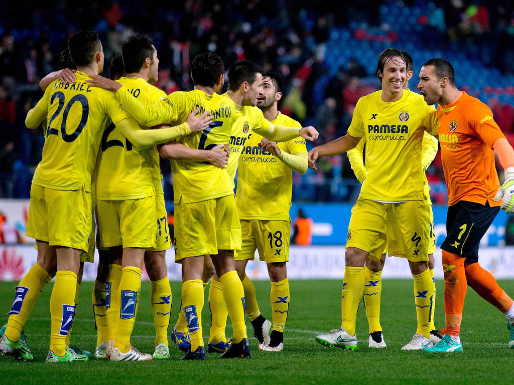 El Villarreal es líder en solitario de la Liga BBVA tras superar ayer al Atlético. (Foto: Getty)