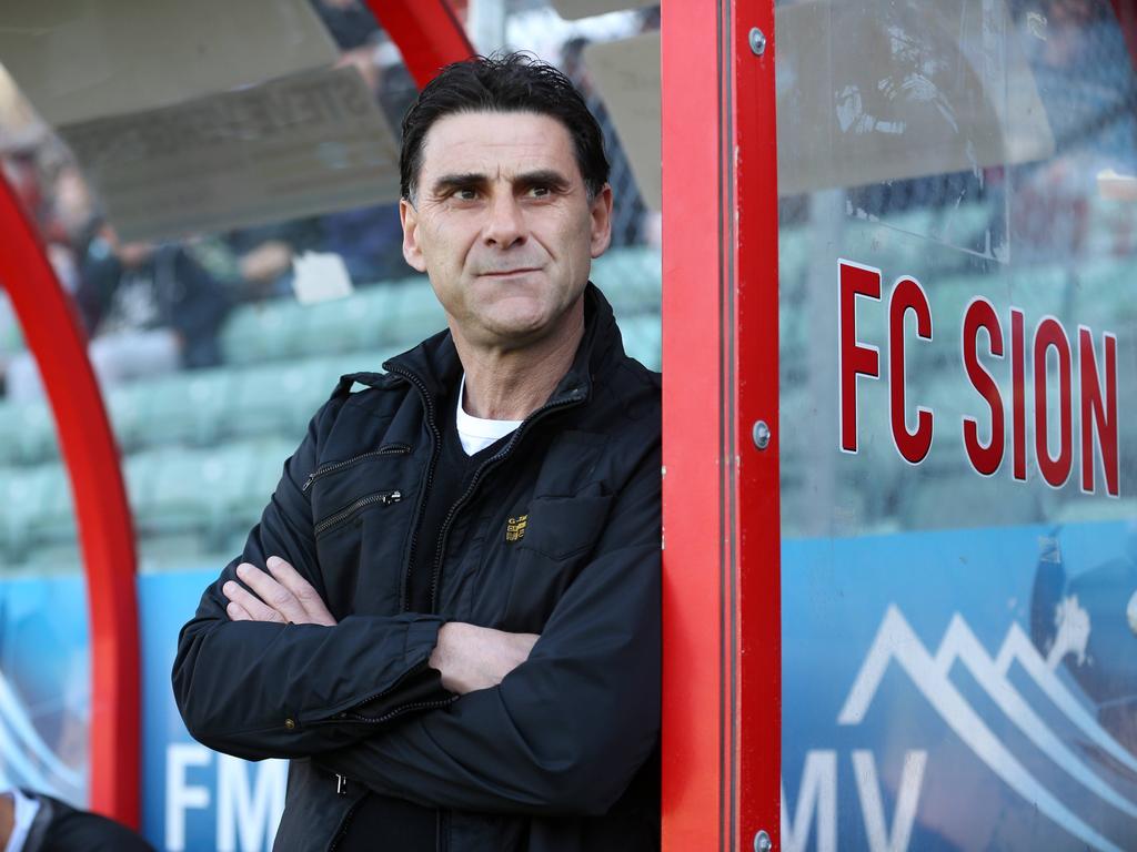 Klassenerhalt geschafft: Sion-Coach Didier Tholot kann dem Meisterschaftsfinish gelassen entgegenblicken Klassenerhalt geschafft: Sion-Coach Didier Tholot kann dem Meisterschaftsfinish gelassen entgegenblicken