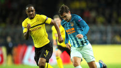 Antoine Griezmann (r.) trifft am Dienstag erneut auf den BVB