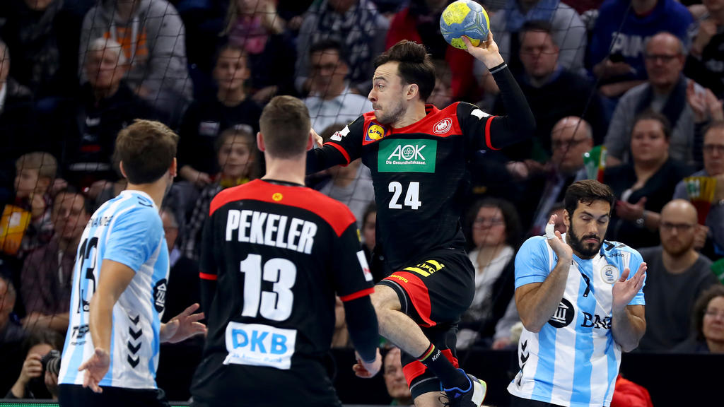 Deutsche Handballer fertigen Argentinien ab Deutsche Handballer fertigen Argentinien ab