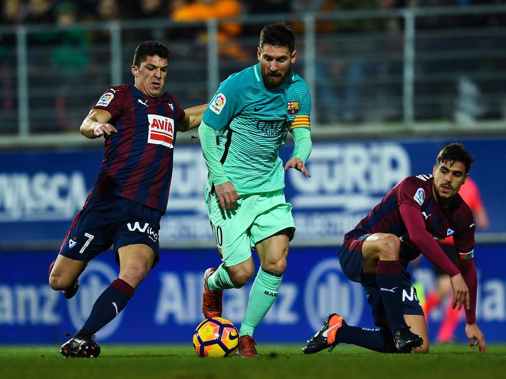 Lionel Messi und der FC Barcelona waren von Eibar nicht zu stoppen