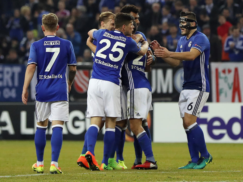 Der FC Schalke steht in der Europa League im Achtelfinale