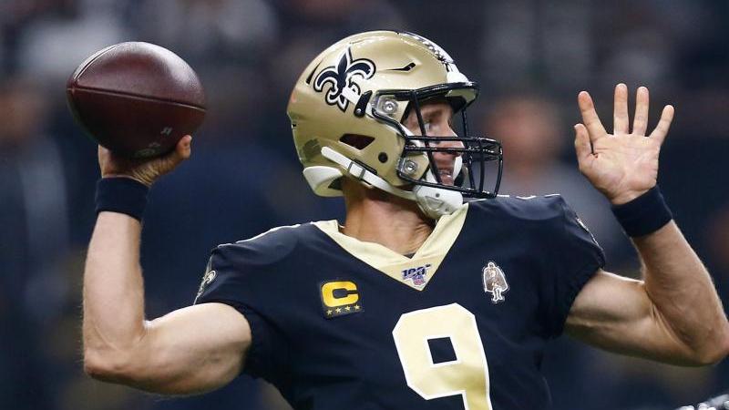 Quarterback Drew Brees gewann mit den New Orleans Saints gegen die Houston Texans Quarterback Drew Brees gewann mit den New Orleans Saints gegen die Houston Texans