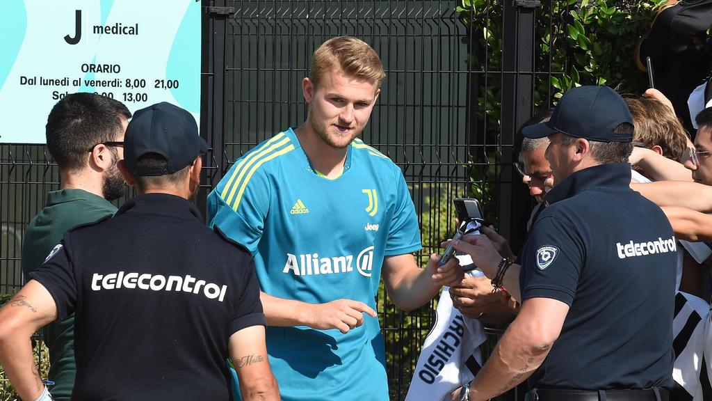 Kehrte nach dem Urlaub zunächst nach Turin zurück: Bayerns Transferziel Matthijs de Ligt