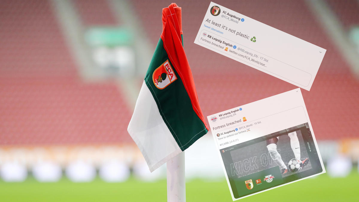 Augsburg und Leipzig lieferten sich einen Schlagabtausch auf Twitter Augsburg und Leipzig lieferten sich einen Schlagabtausch auf Twitter