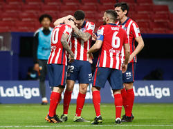 Atlético Madrid zieht in der Tabelle vorne weg