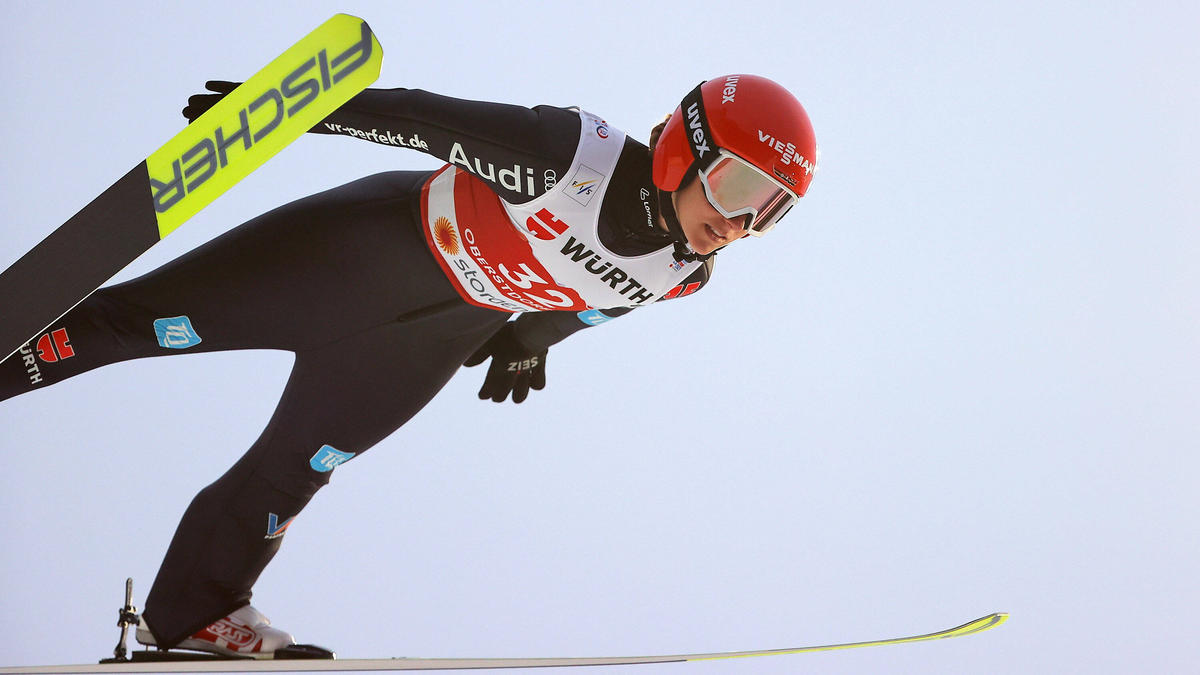 Hat den ersten Podestplatz der Saison deutlich verpasst: Katharina Althaus Hat den ersten Podestplatz der Saison deutlich verpasst: Katharina Althaus