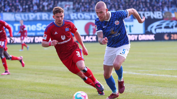 Rick van Drongelen (r.) spielte zuletzt noch beim FC Hansa Rostock