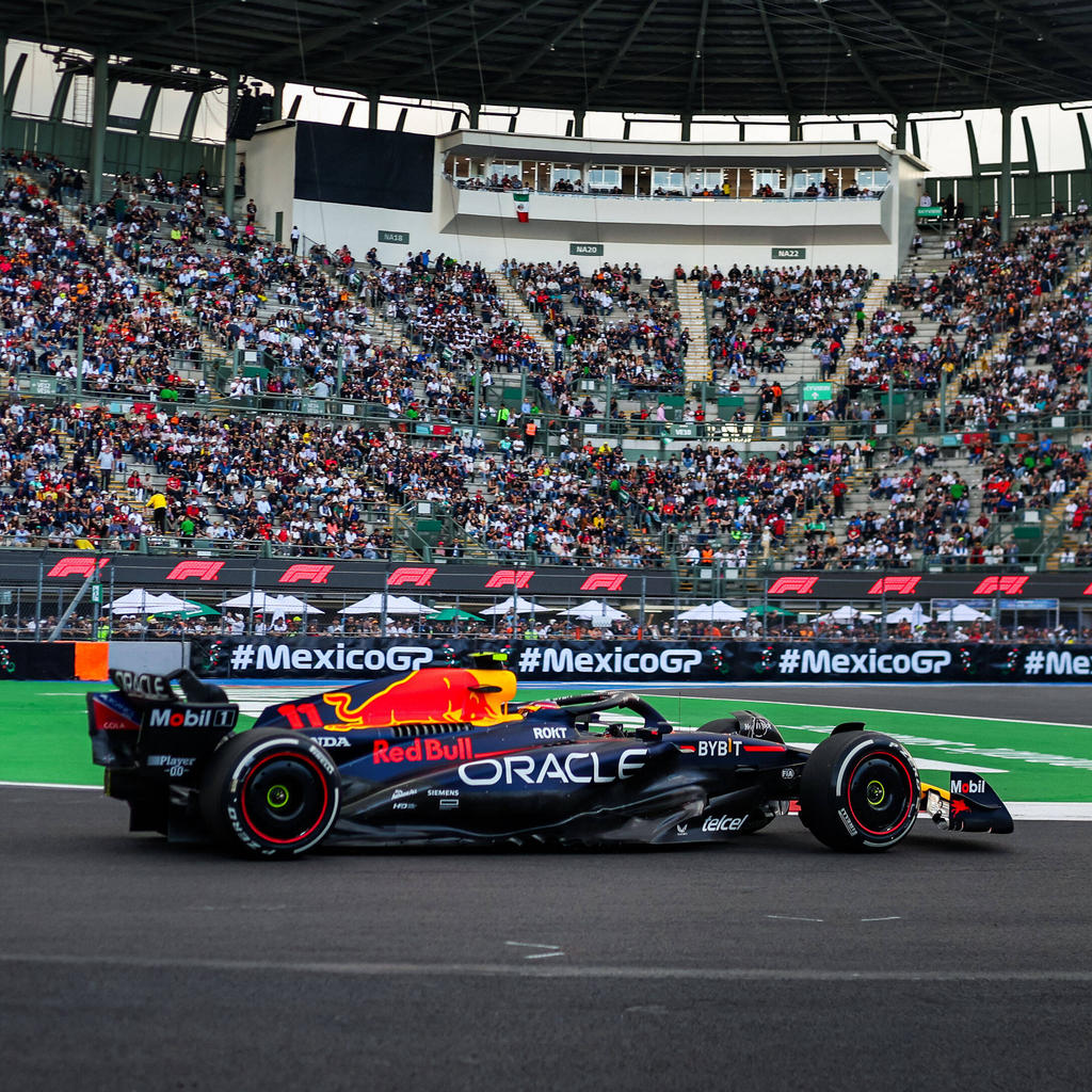 Formel 1 Startaufstellung zum Mexiko-GP