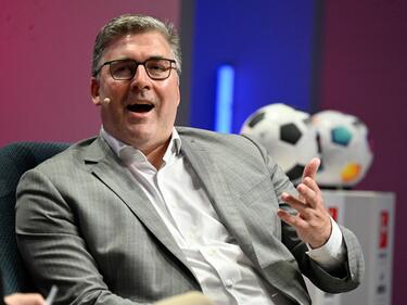 Eintracht-Vorstandssprecher Axel Hellmann äußerte sich nach dem Sieg gegen Augsburg