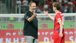 Frank Schmidt (l.) traut Paul Wanner einen Stammplatz beim FC Bayern zu