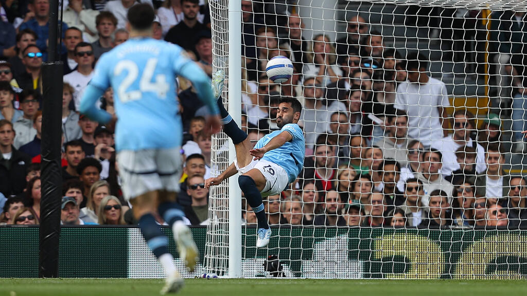 Ilkay Gündogan traf sehenswert für Manchester City Ilkay Gündogan traf sehenswert für Manchester City