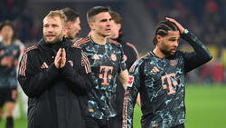Konrad Laimer (l.) und Joao Palhinha (M.) sind laut Lothar Matthäus Schwachstellen des FC Bayern
