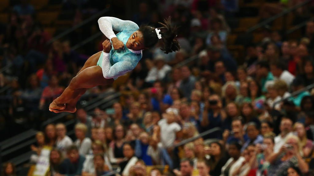 Simone Biles gewann 2016 in Rio Gold Simone Biles gewann 2016 in Rio Gold