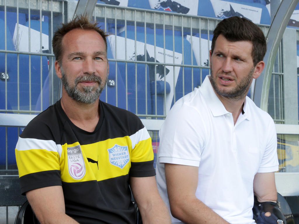 Roman Mählich (l.) und Andi Schicker sind bei Sturm Graz wieder vereint
