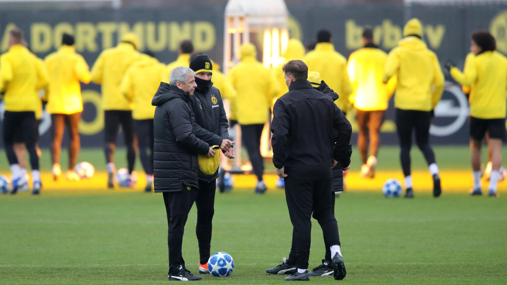 Lucien Favre bereitet sich mit dem BVB auf die Rückrunde vor Lucien Favre bereitet sich mit dem BVB auf die Rückrunde vor