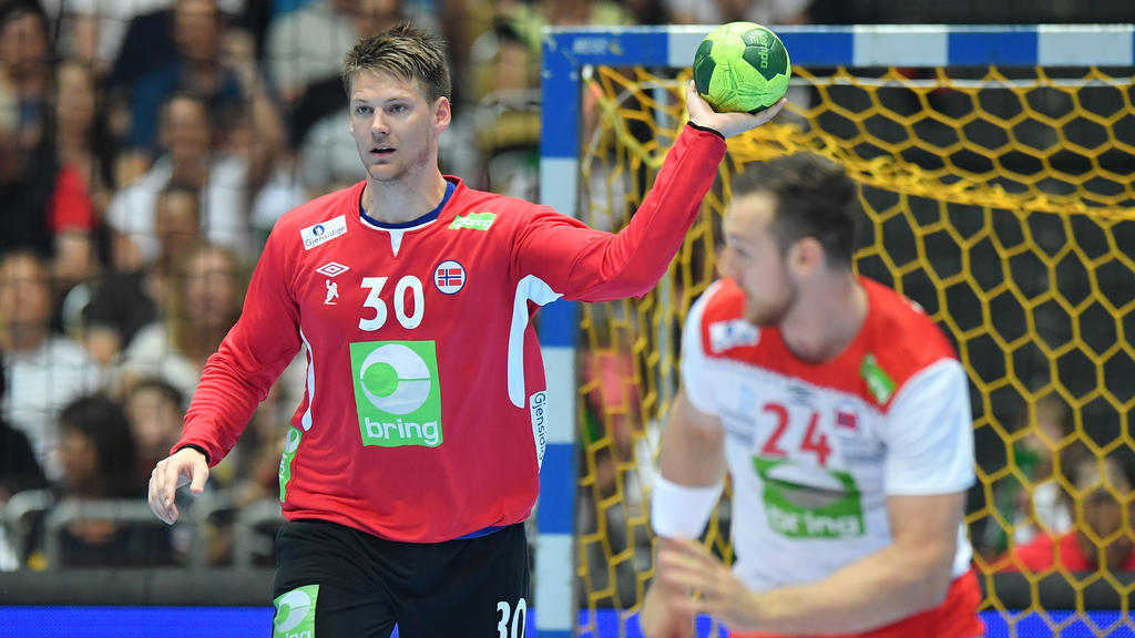 Norwegens Keeper Bergerud spielt in der HBL Norwegens Keeper Bergerud spielt in der HBL