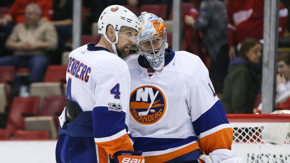 Thomas Greiss (r.) wurde bei den Islanders eingewechselt Thomas Greiss (r.) wurde bei den Islanders eingewechselt