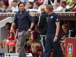 Schmidt (l.) wird im Pokal fehlen, Gisdol (r.) hofft auf einen HSV-Sieg