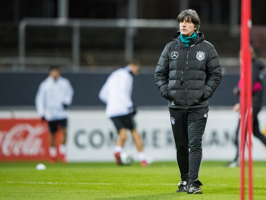 Bundestrainer Joachim Löw will seine 26 Akteure richtig fordern