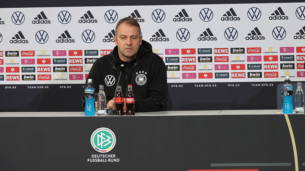 Bundestrainer Hansi Flick spricht vor dem Duell gegen Ungarn Bundestrainer Hansi Flick spricht vor dem Duell gegen Ungarn