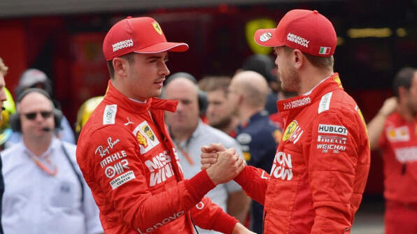 Handshake: Ist zwischen Leclerc und Vettel 2020 alles gut? Handshake: Ist zwischen Leclerc und Vettel 2020 alles gut?