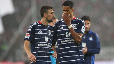 Jonas Meffert (l.) spielt weiterhin für den HSV in der 2. Bundesliga