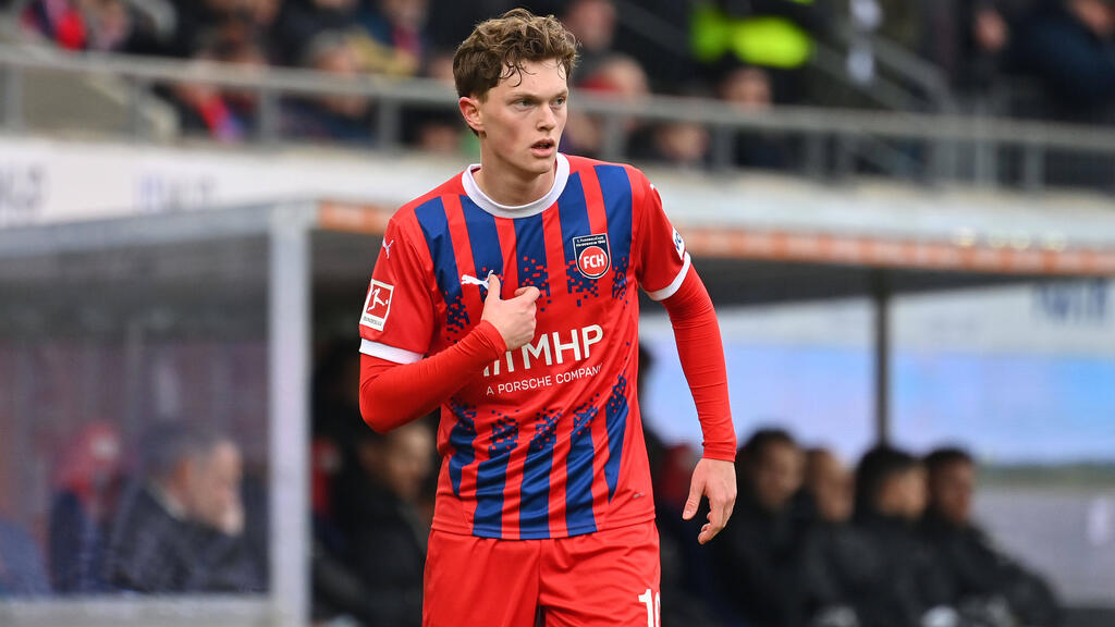 Paul Wanner spielt derzeit auf Leihbasis für den 1. FC Heidenheim Paul Wanner spielt derzeit auf Leihbasis für den 1. FC Heidenheim