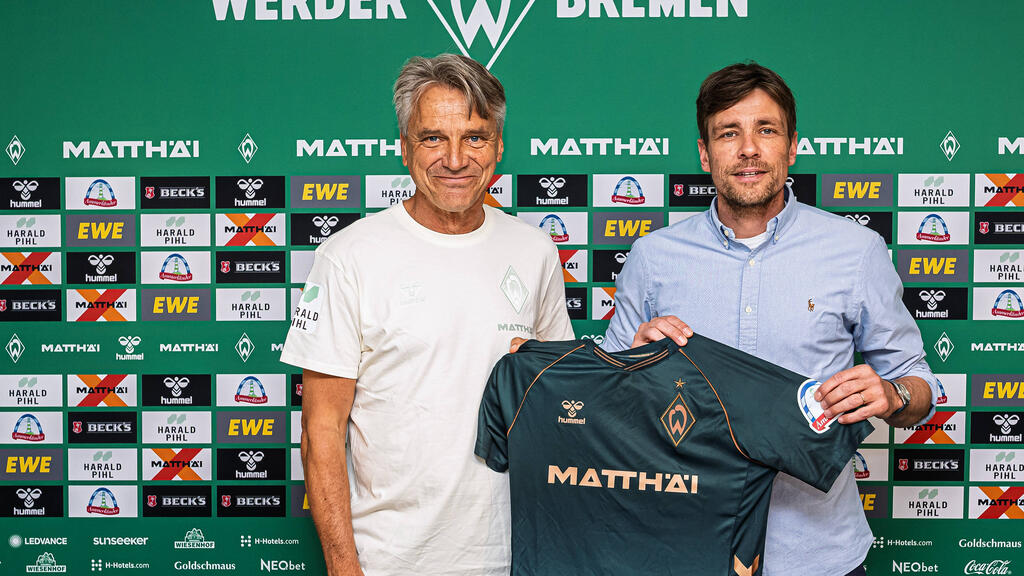 Werder Bremen entschied sich am Ende für Horst Steffen (li.) Werder Bremen entschied sich am Ende für Horst Steffen (li.)