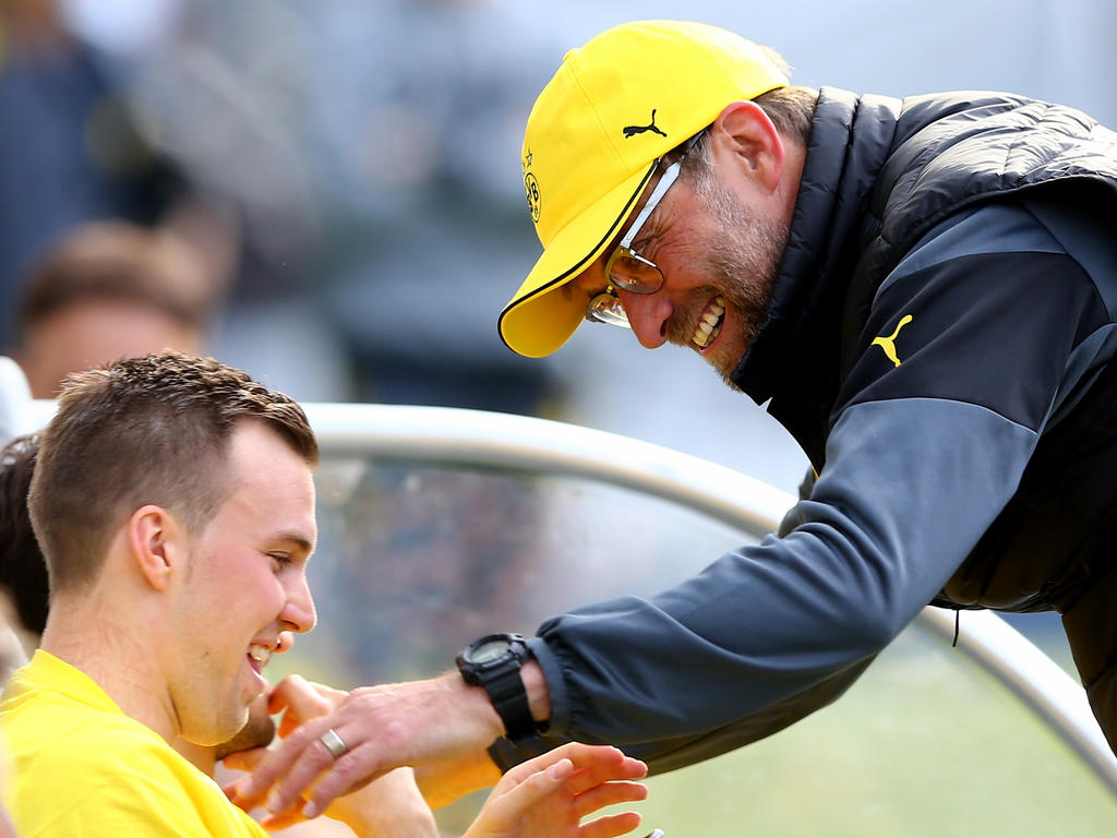 Türkische Medien hatten über eine Reunion von Jürgen Klopp (r.) und Kevin Großkreutz spekuliert Türkische Medien hatten über eine Reunion von Jürgen Klopp (r.) und Kevin Großkreutz spekuliert
