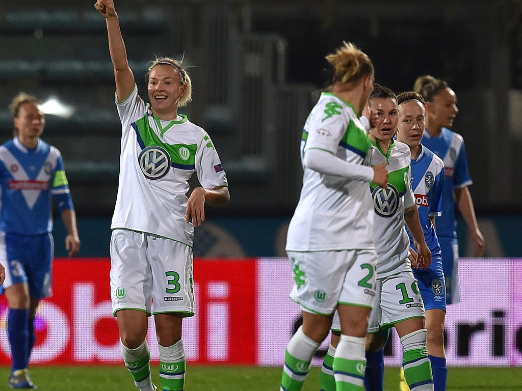 Die Frauen des VfL Wolfsburg bekommen es im Halbfinale mit Frankfurt zu tun