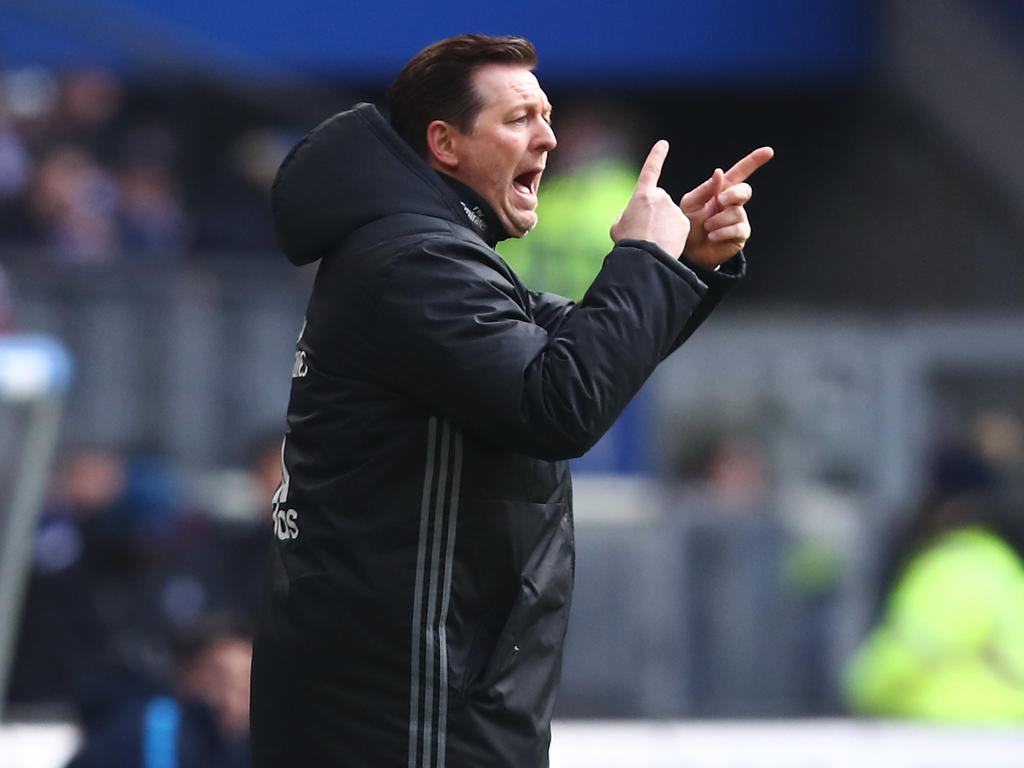 Hat die Hoffnung auf den Klassenerhalt noch nicht aufgegeben: HSV-Coach Christian Titz Hat die Hoffnung auf den Klassenerhalt noch nicht aufgegeben: HSV-Coach Christian Titz
