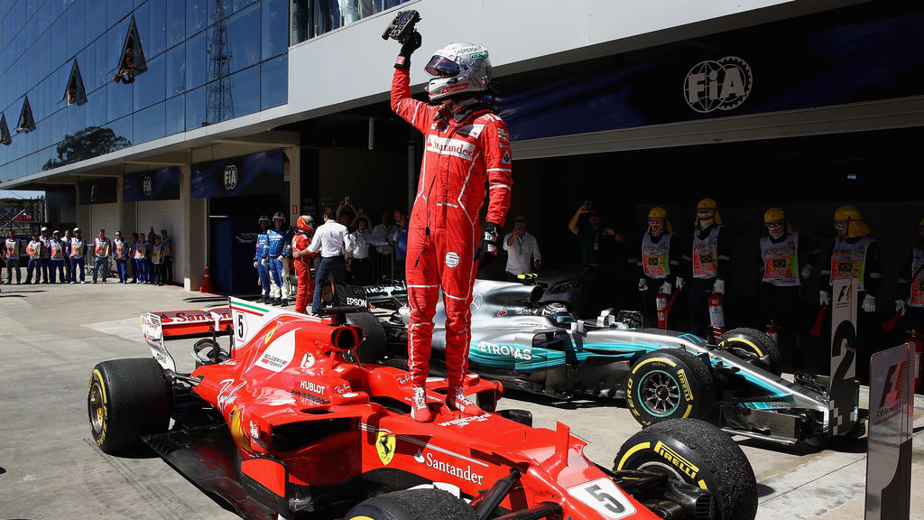 Sebastian Vettel freut sich auf das Rennen in Brasilien Sebastian Vettel freut sich auf das Rennen in Brasilien
