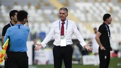 Irans Coach Carlos Queiroz wartet weiter auf sein Gehalt