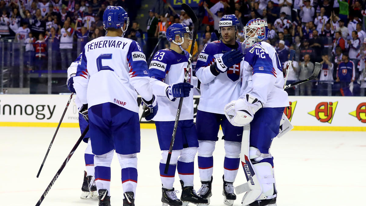 Die Slowakei besiegte Frankreich bei der Eishockey-WM Die Slowakei besiegte Frankreich bei der Eishockey-WM
