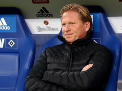 HSV-Trainer Markus Gisdol steht vor dem Spiel gegen den BVB
