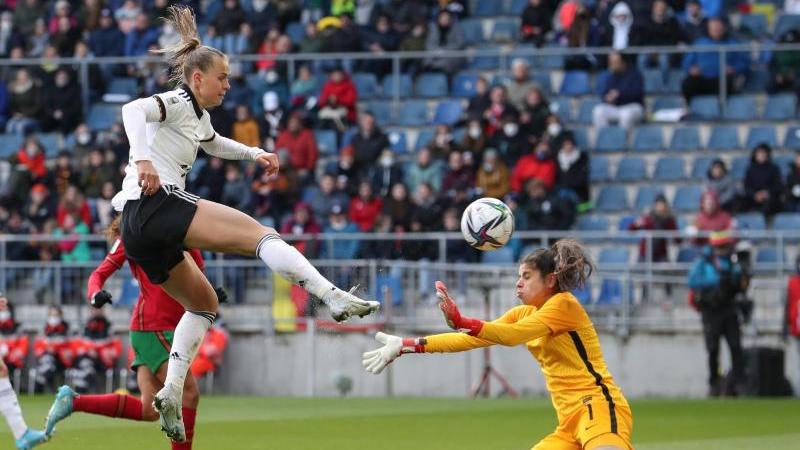 Klara Bühl traf für das DFB-Team gegen Portugal