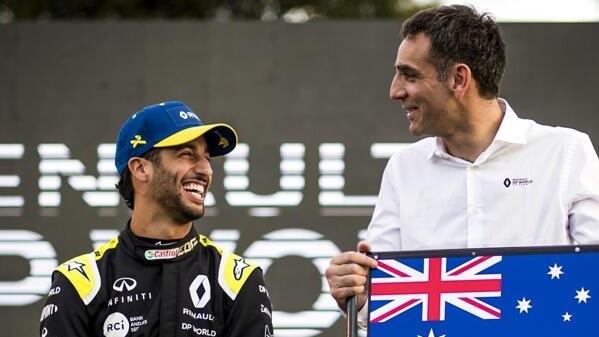 Daniel Ricciardo bleibt laut Cyril Abiteboul 2020 voll in die Entwicklung involviert Daniel Ricciardo bleibt laut Cyril Abiteboul 2020 voll in die Entwicklung involviert