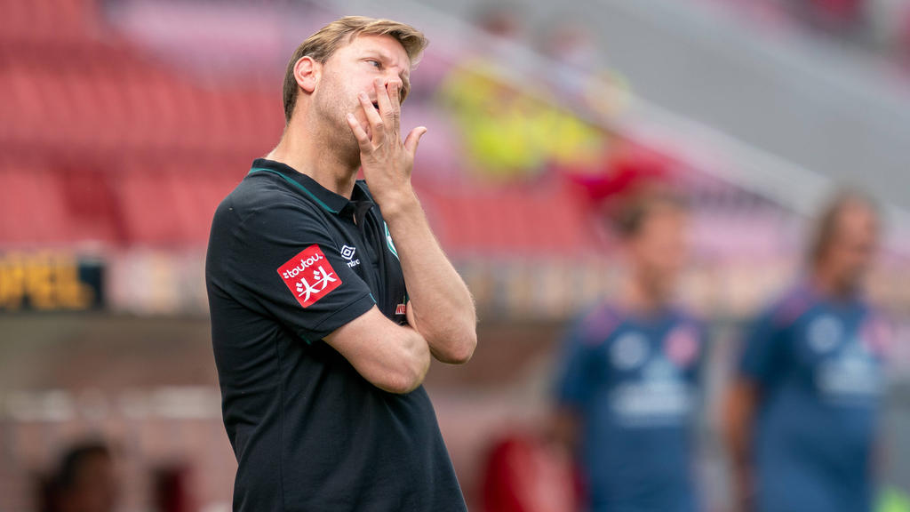 Florian Kohfeldt steht mit Werder Bremen vor dem Abstieg