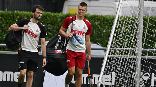 Beim 1. FC Köln hat Florian Dietz (r.) keine Zukunft mehr