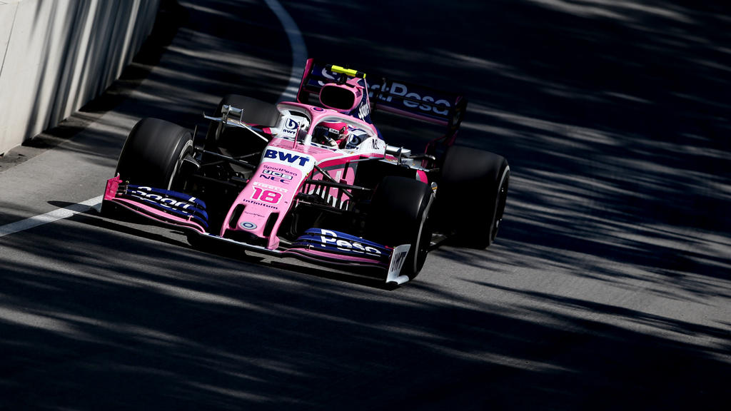 Lance Stroll fährt mit Hard-Medium auf Platz neun Lance Stroll fährt mit Hard-Medium auf Platz neun