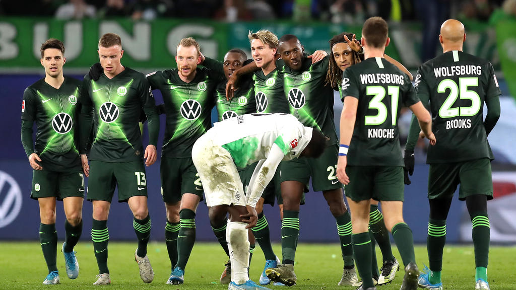 Der VfL Wolfsburg besiegte Borussia Mönchengladbach