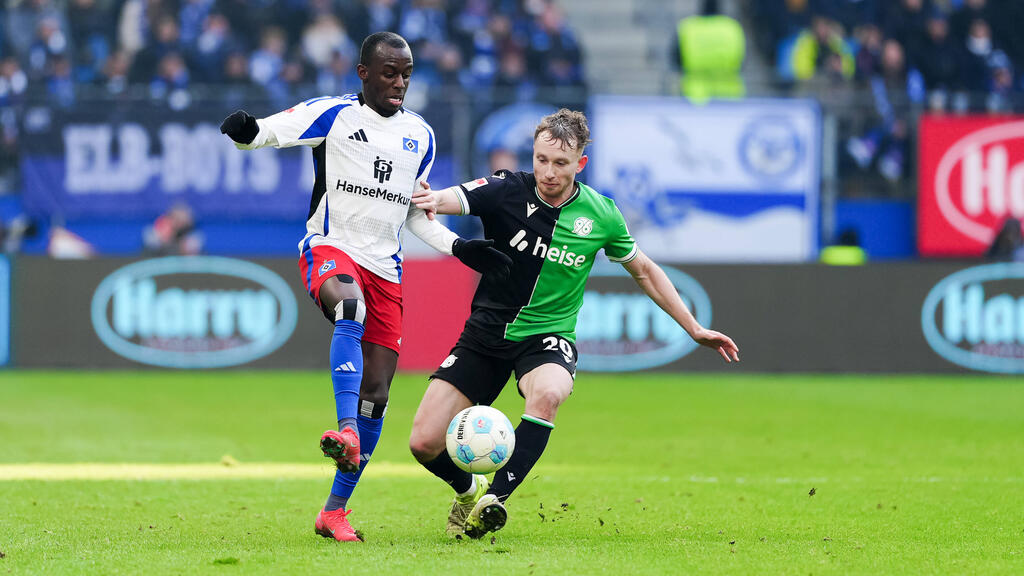 Jean-Luc Dompé hat dem HSV immerhin einen Punkt gerettet Jean-Luc Dompé hat dem HSV immerhin einen Punkt gerettet