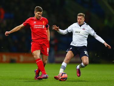 Gerrard jugó su partido número 700 con la camiseta del Liverpool contra el Bolton. (Foto: Getty)