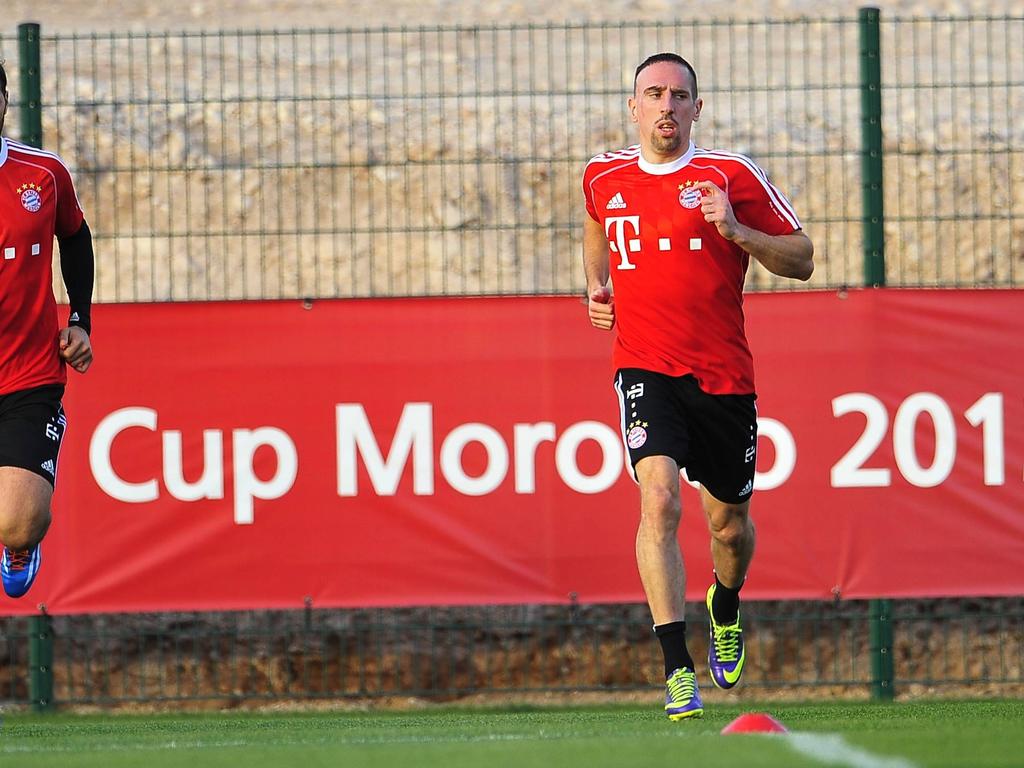 Franck Ribéry hat wieder eine leichte Laufeinheit absolviert