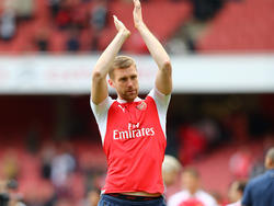 Per Mertesacker fühlt sich bei Arsenal pudelwohl