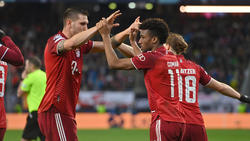 Kingsley Coman (r.) erzielte den erlösenden Treffer für den FC Bayern