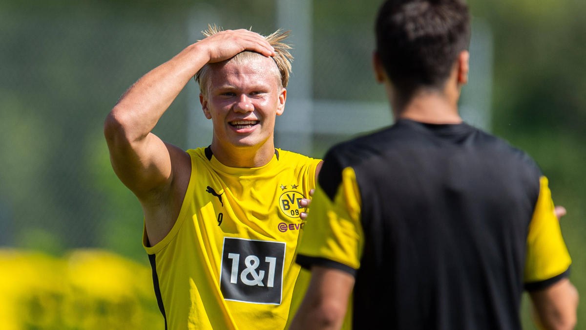 BVB-Stürmer Erling Haaland wird unter anderem mit Real Madrid in Verbindung gebracht BVB-Stürmer Erling Haaland wird unter anderem mit Real Madrid in Verbindung gebracht